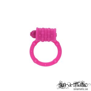 Penisring med vibrator - Rosa från .