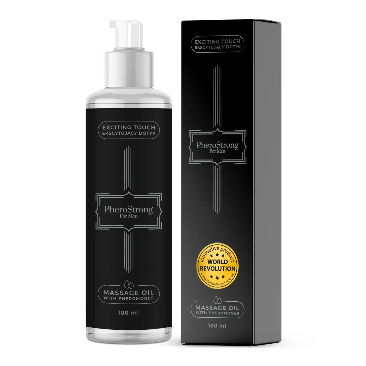 PheroStrong Massage Oil Men 100 ml Massageolja från Medica Group.