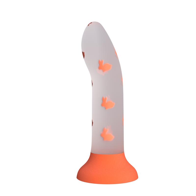 Pretty Love Glow in the Dark Dildo - Orange Dildo från Love Cherry.