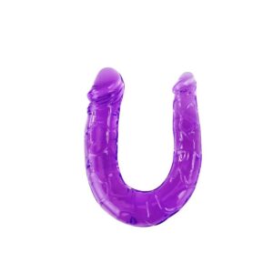 Realistic Double Dildo - Purple  från .