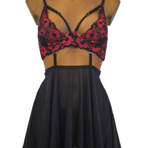 Rose Sexy Babydoll S från Lustjakt.