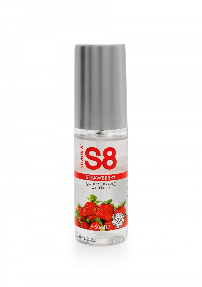S8 Smaksatt Glidmedel - 50ml / Jordgubb Glidmedel från Scala.