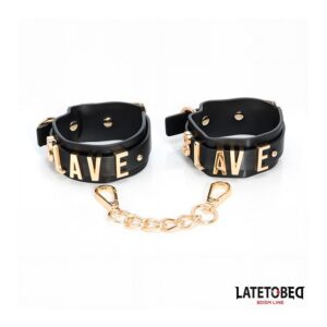 SLAVE Ankle cuff with Golden Chain från .