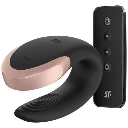Satisfyer Double Love Svart från Lustjakt.