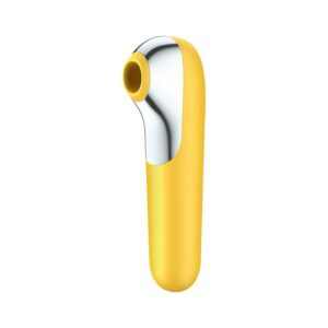 Satisfyer - Dual Love Vibe and Sucker with Air Pulse - Yellow från .