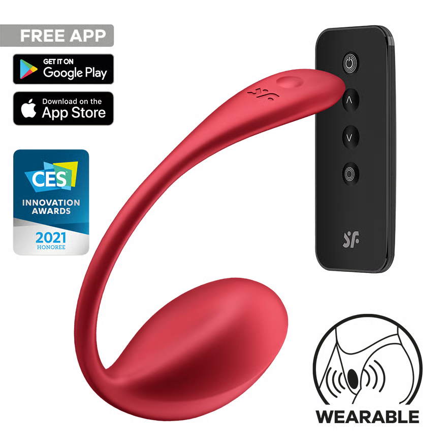 Satisfyer Shiny Petal APP VIbratorägg från Satisfyer.