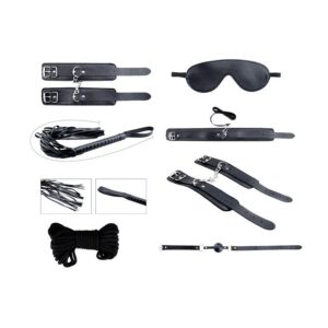 Secret Desires Black 8 Delars BDSM kit från .