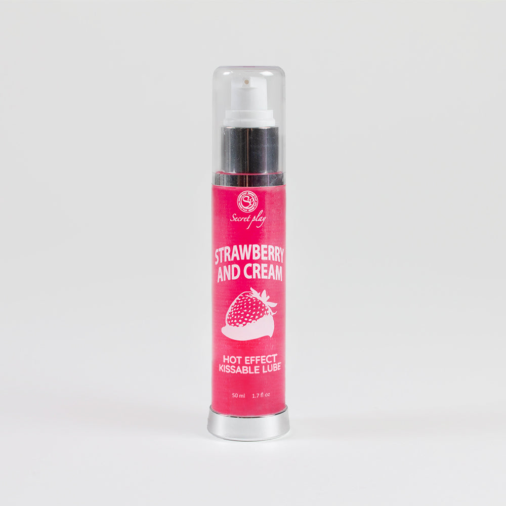 Secret Play Kyssbart Glidmedel - 50ml / Jordgubb Glidmedel från Scala.
