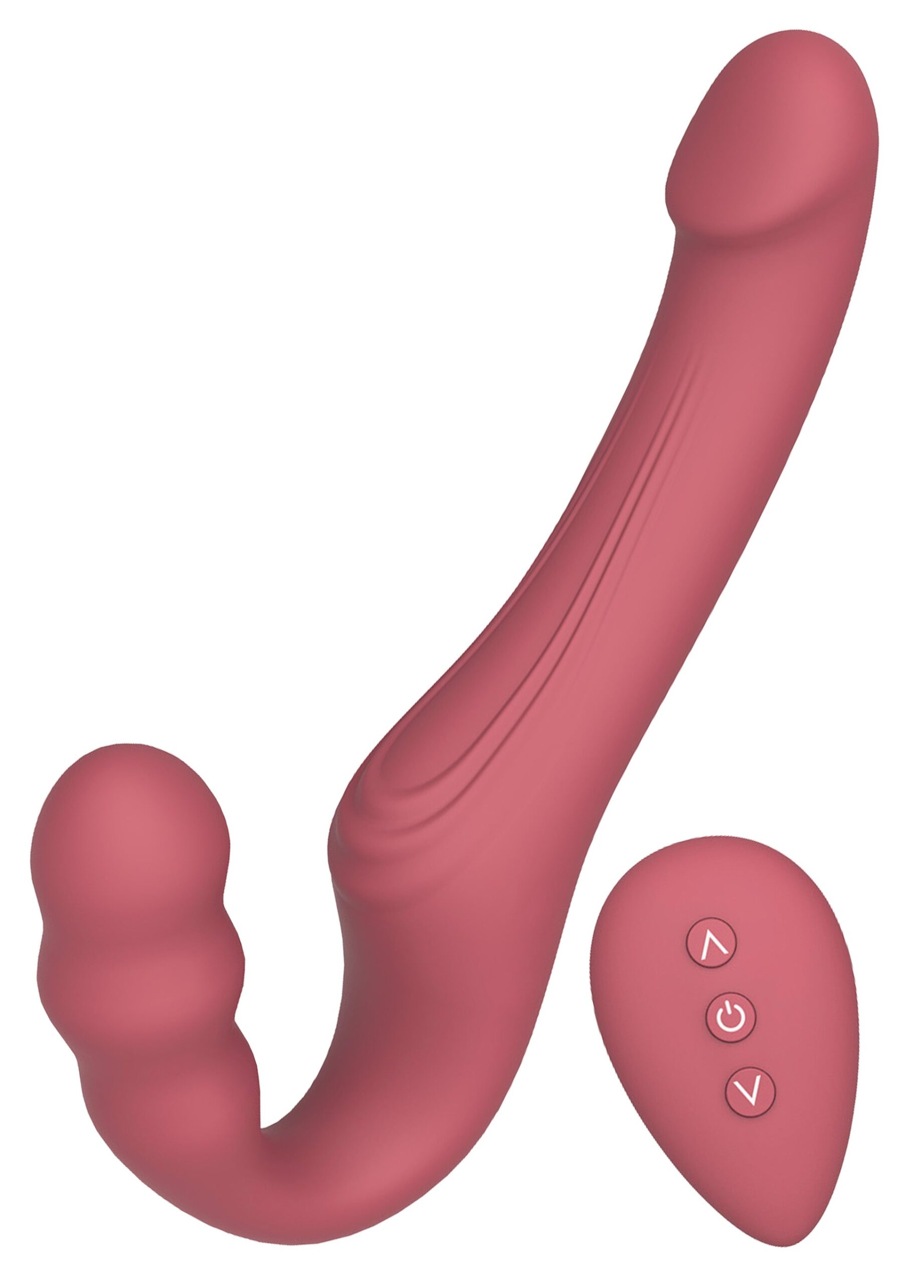 She E.O Strapless Strap-On Vibrator Vibrator från Scala.