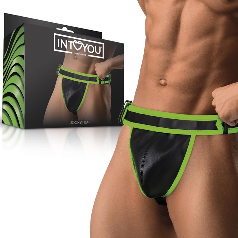 Shining Line Glow Jockstrap - One-Size (S-L) Sexiga Underkläder från Love Cherry.