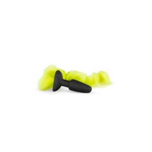 Silicone Butt Plug With Tail - Yellow  från .