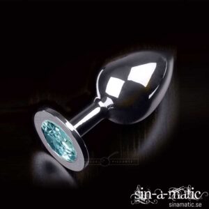 Silver Buttplug - Water Blue