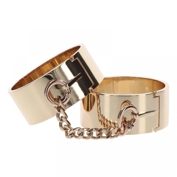 Slave Cuffs Gold från Lustjakt.