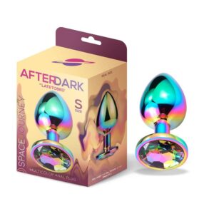 Space Journey Multicolor Butt Plug with Jewel - Size S från .