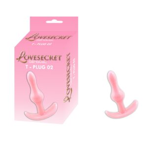 T-Plug 01 Buttplug 8 cm - Rosa Buttplug från Brameho.