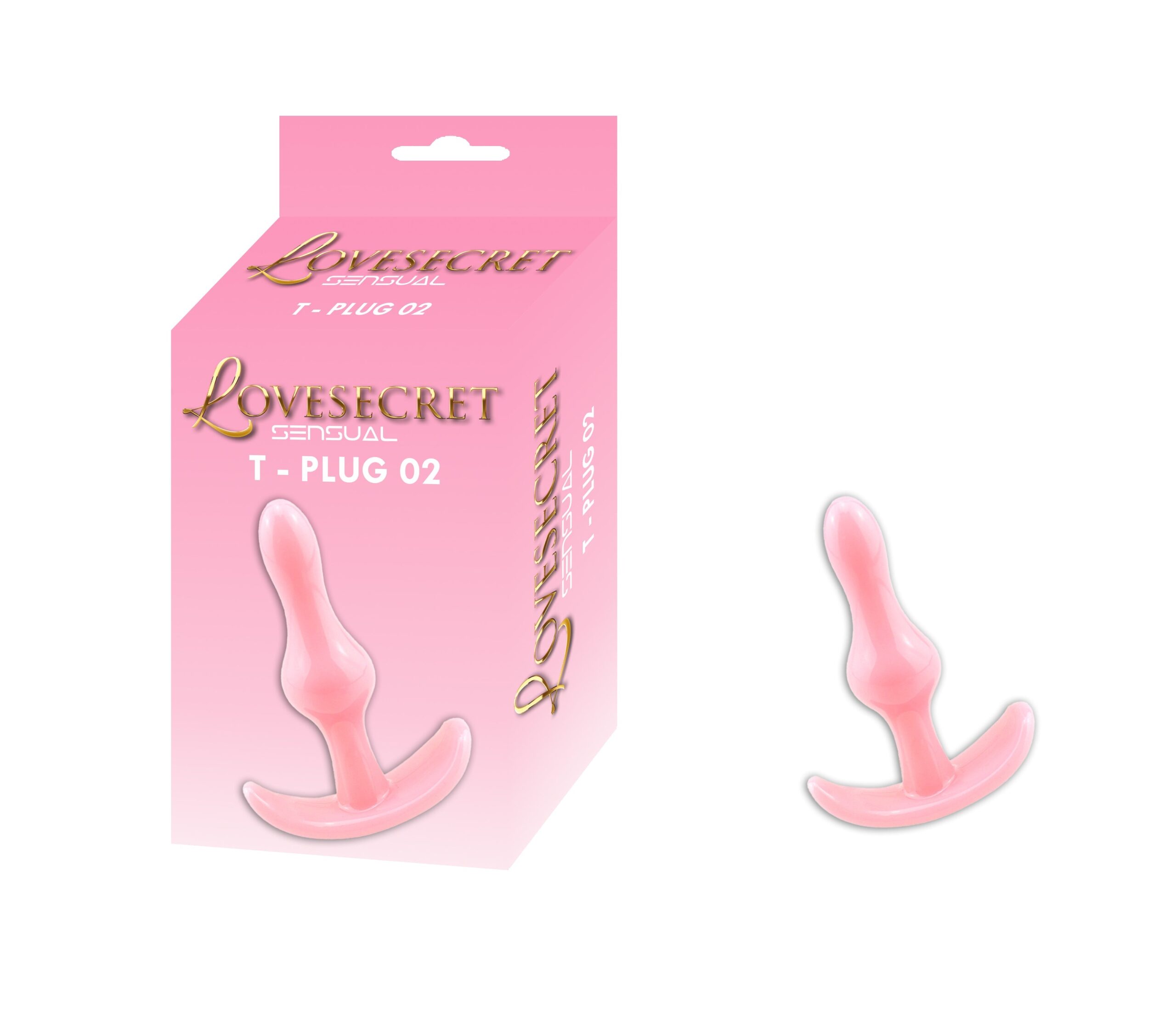T-Plug 01 Buttplug 8 cm - Rosa Buttplug från Brameho.