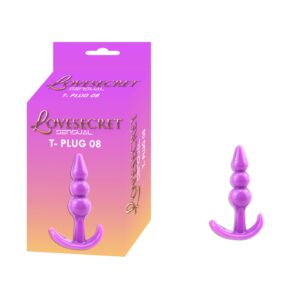 T-Plug 08 Buttplug 9 cm - Lila Buttplug från Brameho.