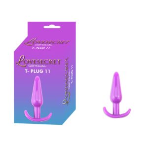 T-Plug 09 Buttplug 12 cm - Lila Buttplug från Brameho.