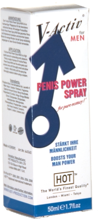 V-active for men spray från Lustjakt.
