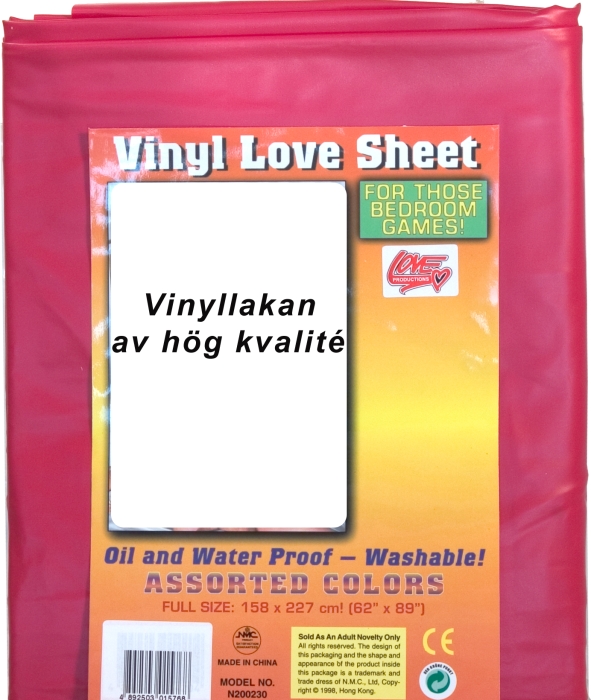 Vinyl sheet red från Lustjakt.
